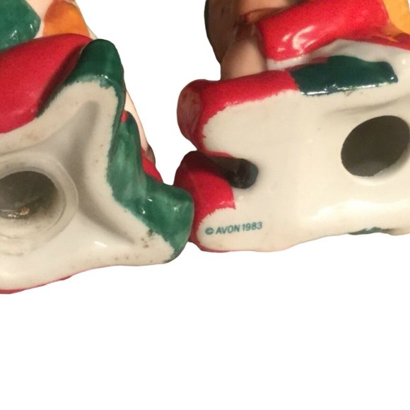 Vintage 1983 Avon Boy and Girl Elf Salt and Pepper Shakers Christmas Holiday - Picture 7 of 7